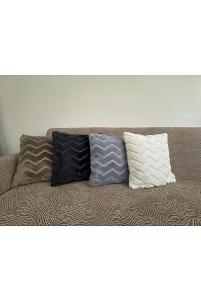 IYDGAH Λούτρινο Κάλυμμα Μαξιλαριού Μονό 43x43cm Ειδικού Σχεδιασμού Διακοσμητικό Μαξιλάρι Κάλυμμα Μαξιλαριού 1 Τεμάχιο κρέμα