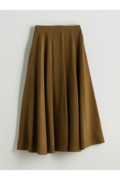 LC Waikiki Lcw Waist Zipper A-Line Skirt