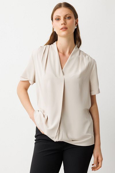 Ekol V-Neck Plus Size Blouse