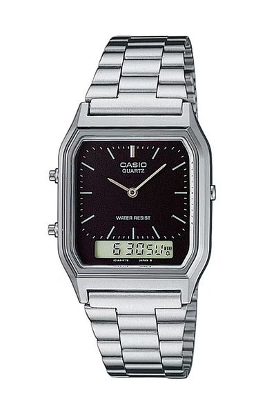 Casio Men's Stainless Steel Quartz Analog & Digital Watch