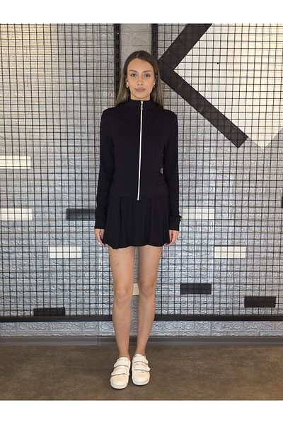 Geco Black Skirt Suit