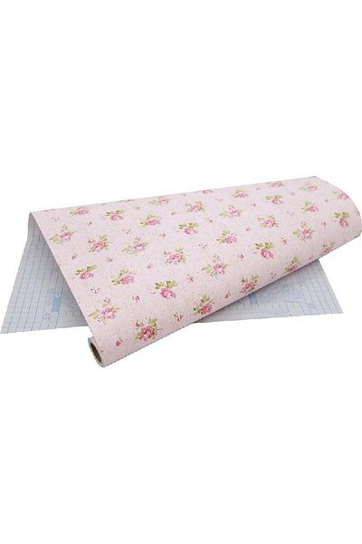 Roco Adhesive Roll Cover – Floral Pattern 5648, Pink, 5 yd x 45 cm