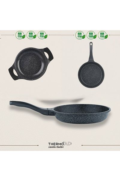 ThermoAD |   26 cm Pan - 20 cm Pan - 20 cm Pan Set |   Gray