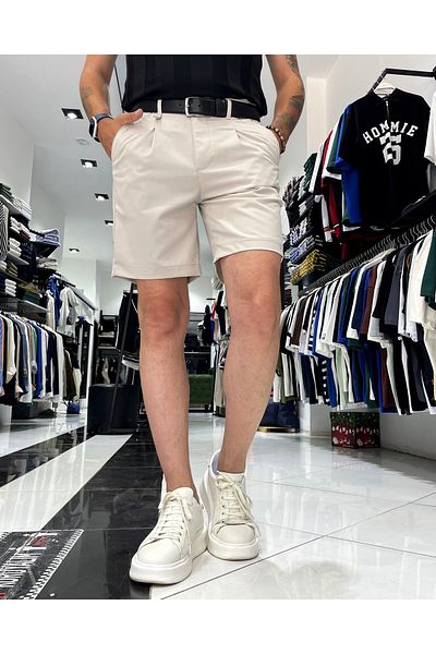 Higo Man Men's Pleat Detailed Shorts