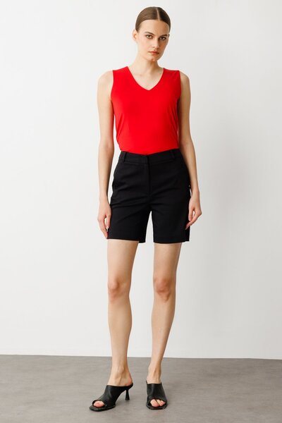 Ekol Yan Cepli Pamuklu Şort