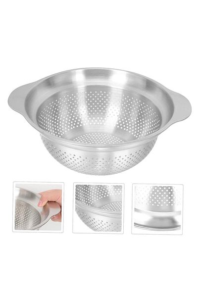 YDGR Stainless Handle Strainer Basket – Practical Solution for Noodle and Vegetable Boiling 23cm