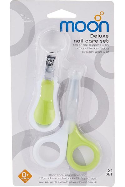 Moon Deluxe Baby Nail Care Set Grooming Set For Infants, 0m+