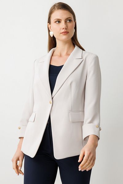 Ekol Single Button Cover Pocket Jacket