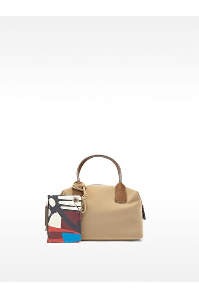 PARFOIS Kadife Dokulu Askılı Tote Çanta