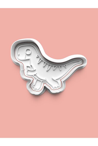 AKTASTORE قالب بسكويت على شكل ديناصور وقالب عجينة السكر