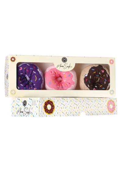 Mono Socks 3'lü Pamuklu Donat Çorap