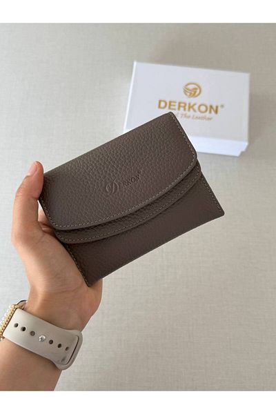 DERKON Genuine Leather Convenient Women's Wallet Melen That Can Fit in Any Bag Size