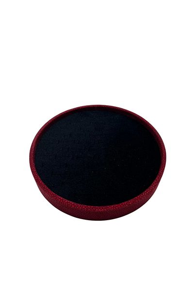 MeGass Dekor Cylinder Model Suede Fabric 20/20 cm Ring Table
