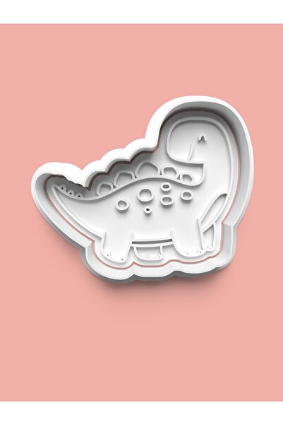 AKTASTORE قالب بسكويت على شكل ديناصور وقالب عجينة السكر