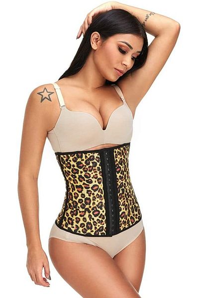 Sofia Concept Sofia CONCEPT® waist shaping corset, 100% Latex, Leopard print