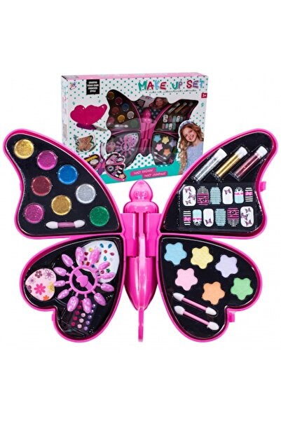 ideal STORE Set Make up Glamour 4 in 1 pentru fete idealSTORE, Butterfly Wings