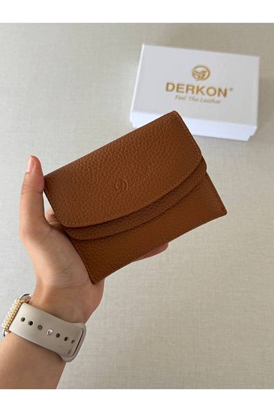 DERKON Genuine Leather Convenient Women's Wallet Melen That Can Fit in Any Bag Size