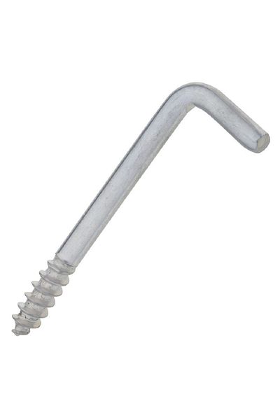 ACE Zinc Plated Square Bend Head Screw Hook Silver 1-3/8inch