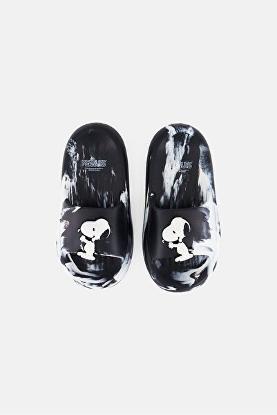 PEANUTS Kids Boy Slip On Slides, Multicolor