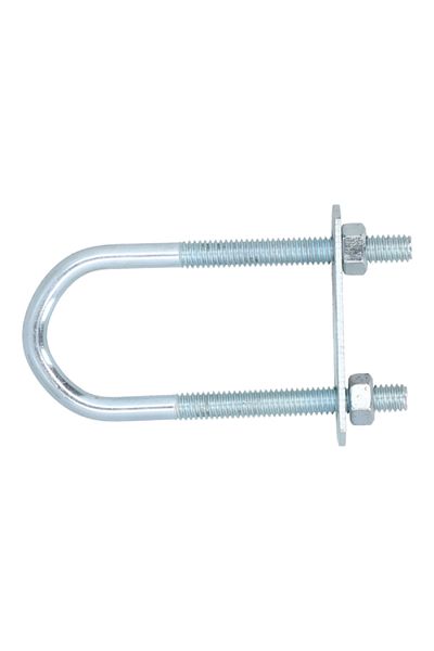 ACE Zinc Plated Durable Heavy-Duty U-Bolt Silver 3-7/8inch