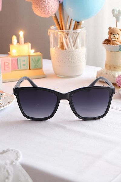 MACERATİ Uv400 1-10 Years Cat Eye Unisex Black Children's Sunglasses