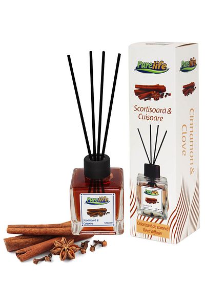 PureLife SMango Cinnamon Powder Reed Air Freshener 120ml