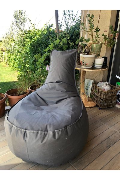 UnicUtil Pouf Armchair, Ridge Peak, UnicUtil, Gray Color