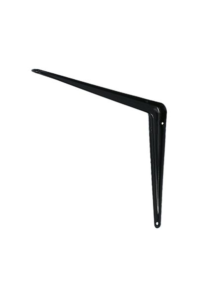 ACE Monochromatic Design Matte Steel Shelf Bracket Black 8 x 10inch