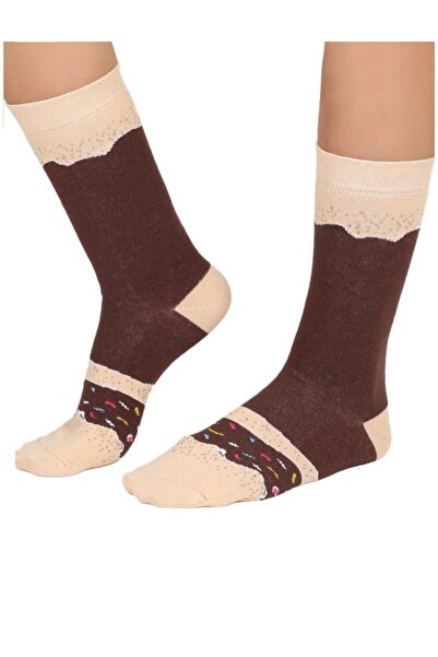 Mono Socks 3'lü Pamuklu Donat Çorap