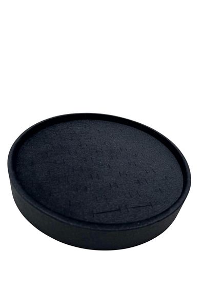MeGass Dekor Cylinder Model Suede Fabric 20/20 cm Ring Table