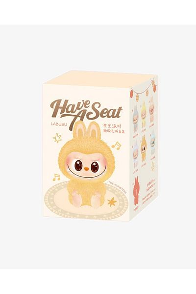 beyond basics Labubu Style Doll Have a Seat Series 2nd Version Blind Box Multicolour Doll 1pcs.