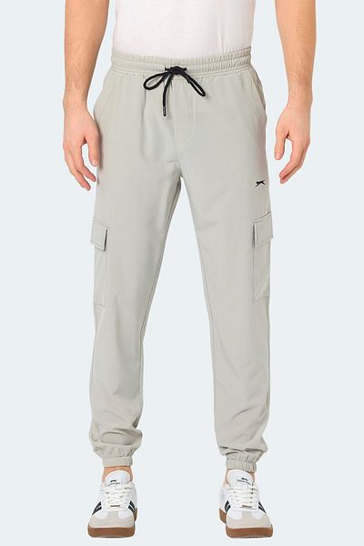 Slazenger Ανδρικό γκρι αθλητικό παντελόνι casual με κορδόνια