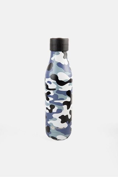 Les Artistes Paris Urban Artists Camouflage Insulated Water Bottle 500ml, Multicolor