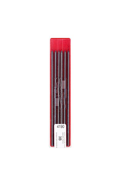 Koh-i Noor 2.0mm Black Graphite Pencil Lead Nib Length 120mm Softness 3B