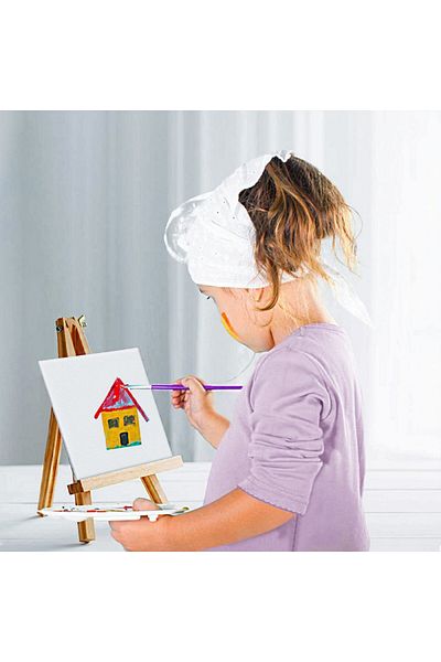 Thirei Set of 10 Thirei painting brushes, plastic, purple