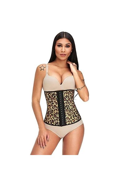 Sofia Concept Sofia CONCEPT® waist shaping corset, 100% Latex, Leopard print