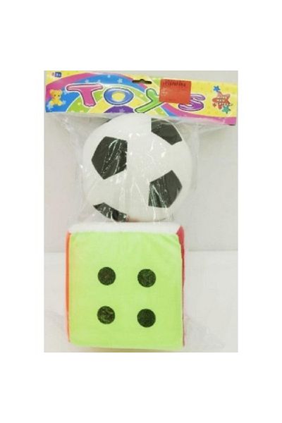 rexa Cartoon Plush Dice Toy Suction Cup Pendant Creative