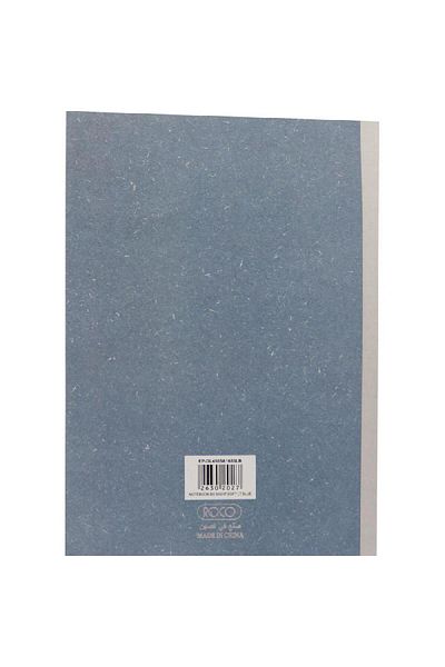 Roco Notebook – B5, 160 Pages, Lined, Feather Love Nature, Light Blue