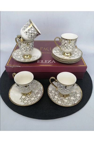 Şener Shnr 101880 Coffee Cup Eliza Set of 6