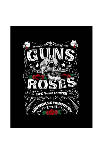 Z zepplin Guns N Roses Louis Ulle Kentucky Large Back Patch Patch