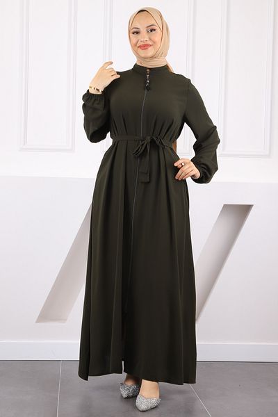 İmajButik Σμαραγδένιο πράσινο μανίκι ελαστικό Ferace