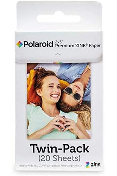 Polaroid POLZ2X320 2 x 3 inch Premium Zink Photo Paper Twin Pack (20 Sheets) Film