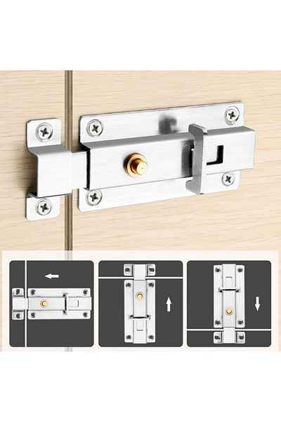 gaman Door Window Lock - Door Lock - Window Lock Stainless Steel Sturdy Construction