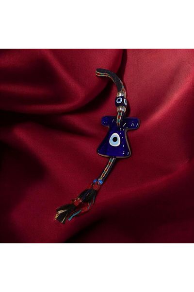Okya Home Handmade Glass Turkish Evil Eye Wall Decor with Colorful Tassels – The Turkish Touch