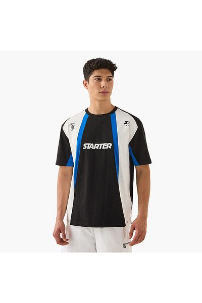 Starter Colourblock T-shirt with Crew Neck
