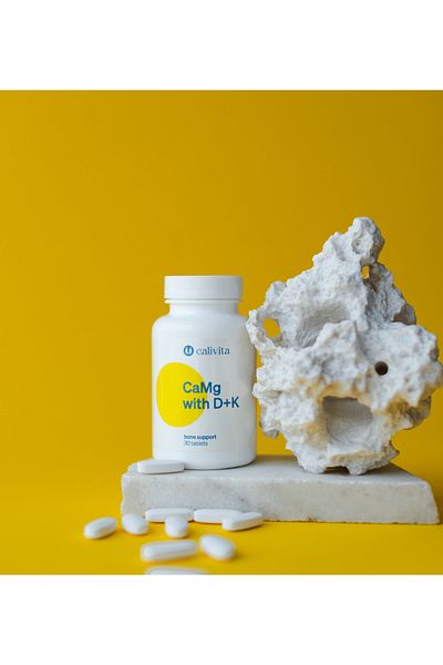 Calivita Complex de calciu cu magneziu și vitamine D+K (30 de comprimate) - Calivita