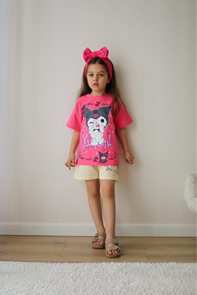 öykümgaleria Set de top și pantaloni scurți de vară pentru fete