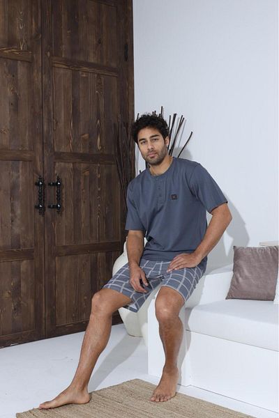 BEYAZTOPTAN 100% Cotton Combed Short Sleeve Shorts Pajama Set (Enjoy Luxury and Comfort Together)