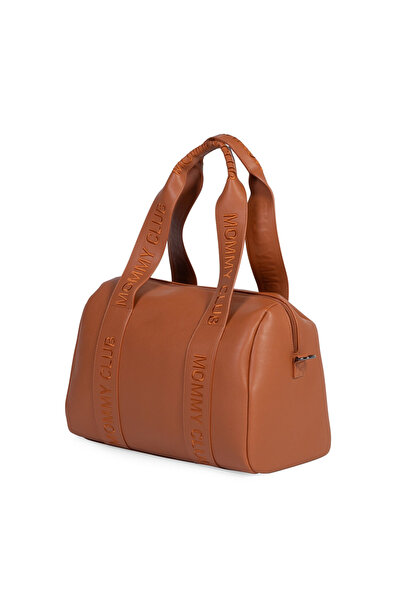CHILDHOME Mommy Club Bag, Vegan Leather Brown