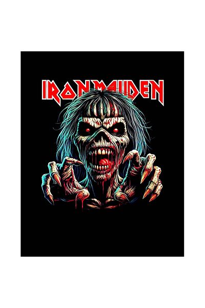 Z zepplin Iron Maiden Zombie Large Back Patch Patch